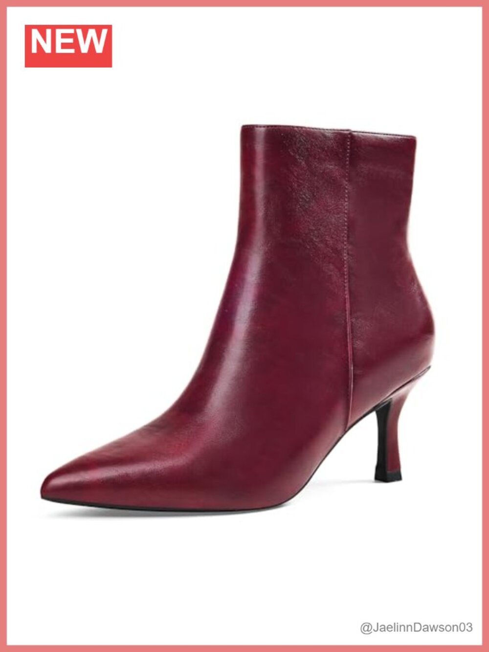 Kitten Heel Pointed Toe Ankle Booties Side Zip Chelsea Boots